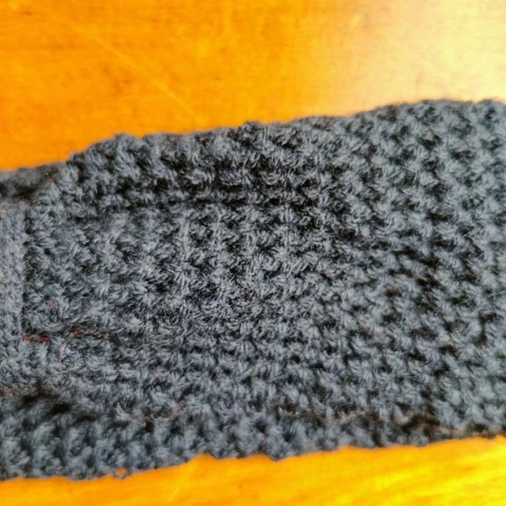 Kim Rogers Sport Navy Blue Knit Headband vintage NOS‎ 90's retro preppy Y2K